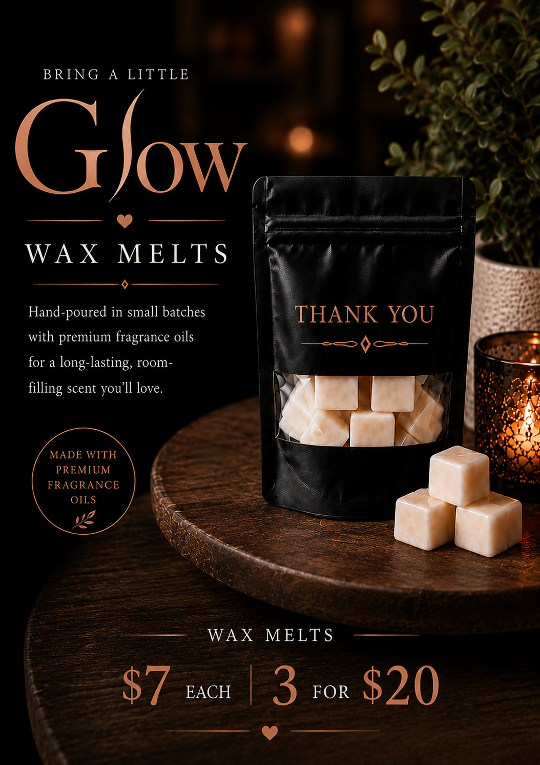 GLOW Signature Wax Melts
